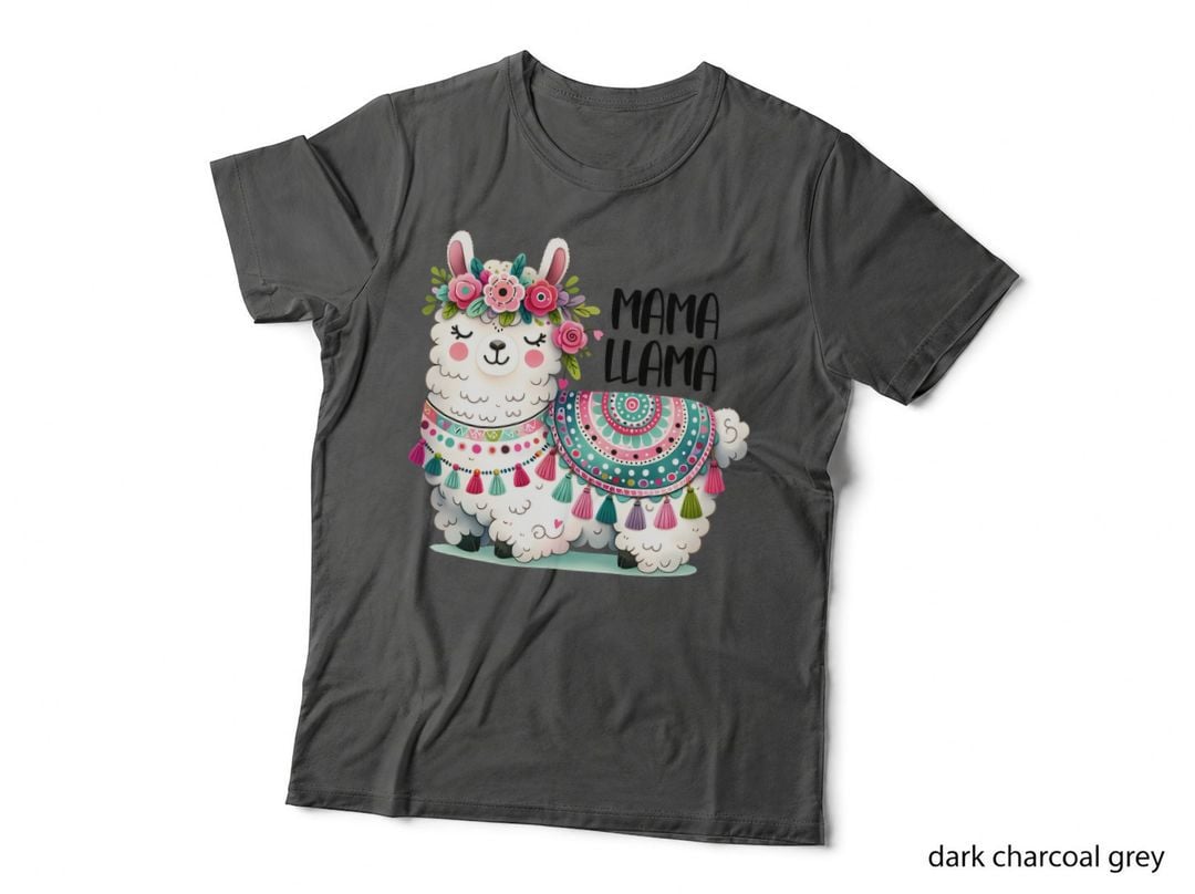 Decorated Llama T-Shirt, Funny Sarcastic Graphic Tee