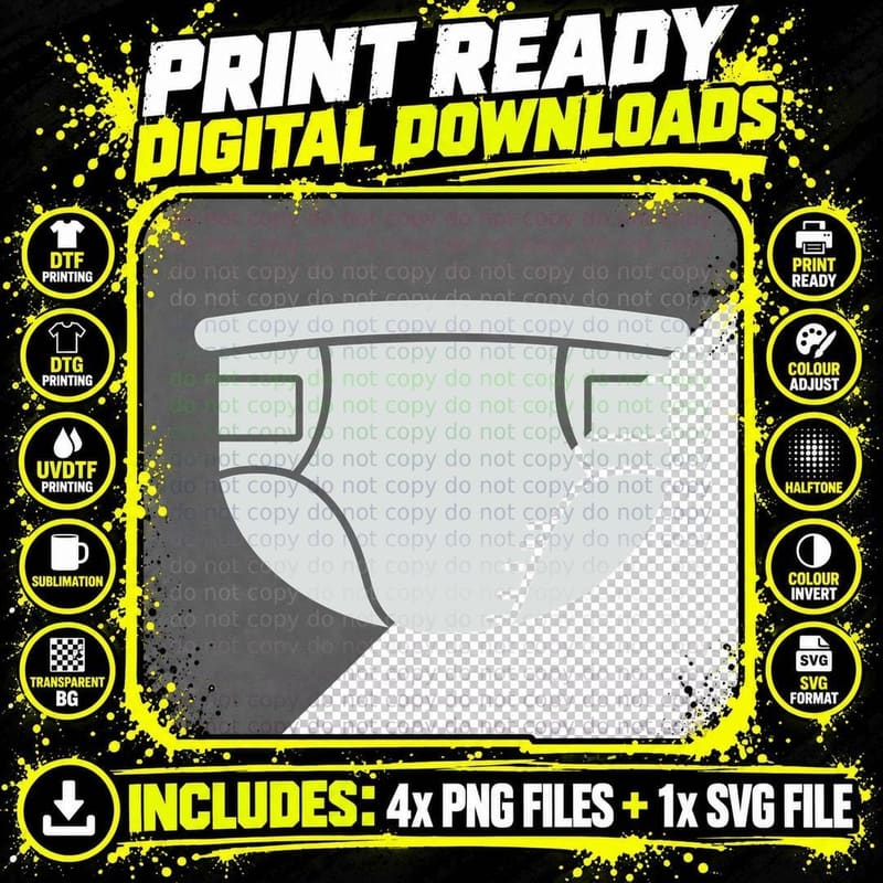 Diaper Silhouette Icon T-Shirt, Trendy Graphic Tee Png SVG Digital Bundle