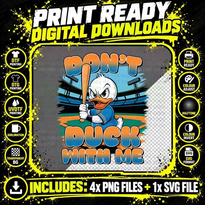 Down Duck with Me T-Shirt, Funny Sarcastic Tee Png SVG Digital Bundle