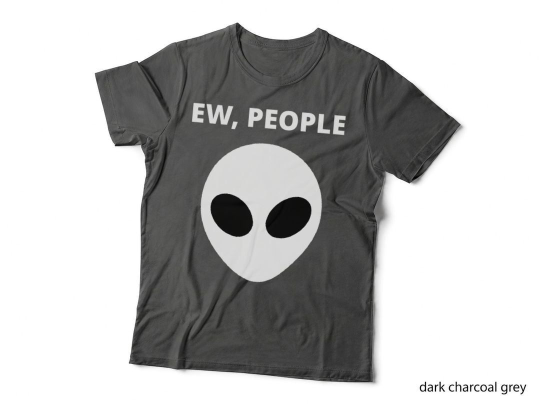 Ew People - Funny Alien, Space Humor, Sci-Fi, for Women, Men's T-Shirt