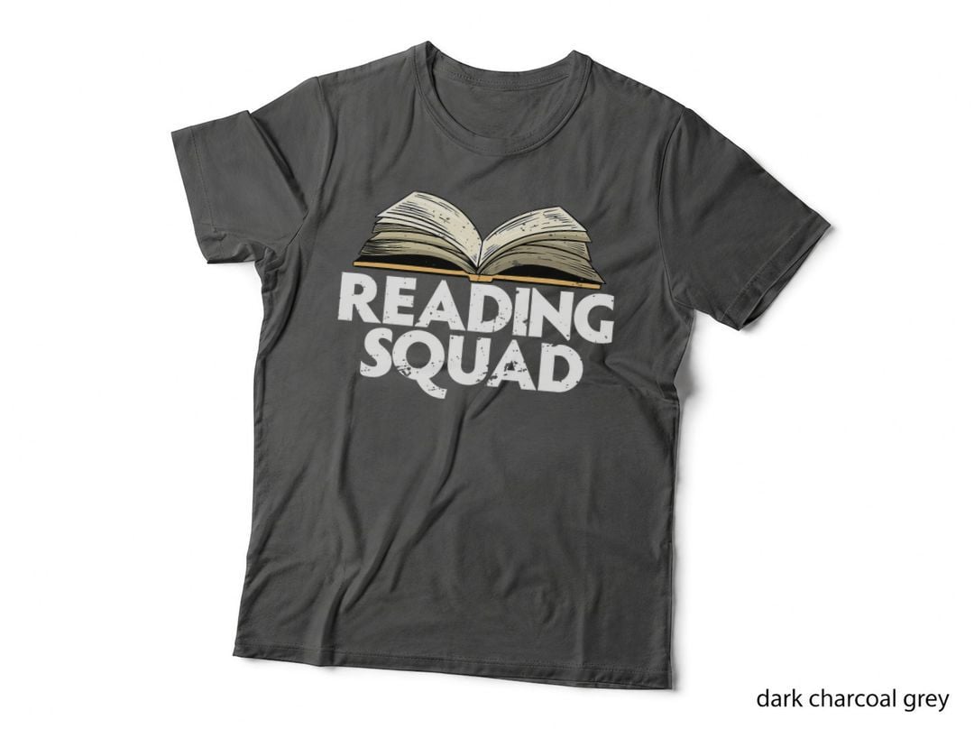 Funny Reading Squad Art for Men Women Reading Lover Readers T-Shirt