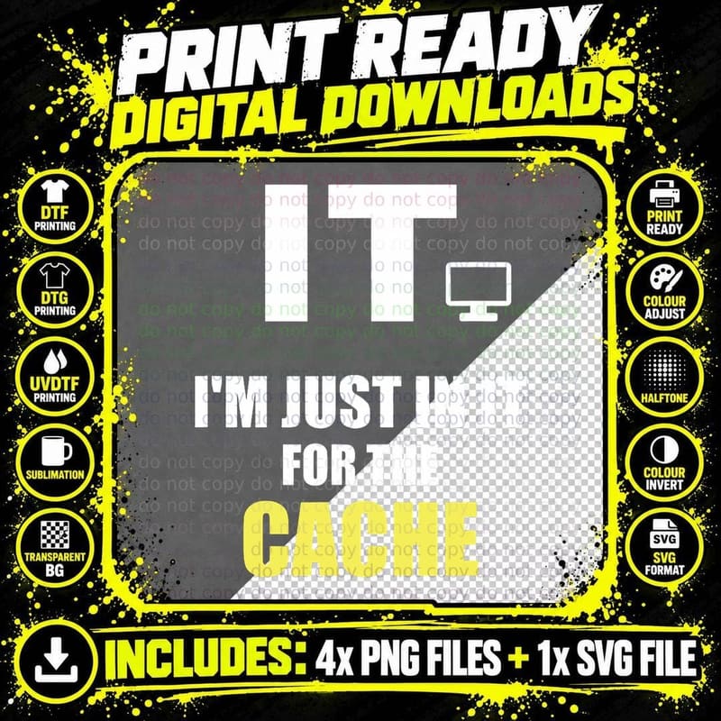 Funny Shirts for Tech Support It Helpdesk Computer Geeks Png SVG Digital Bundle