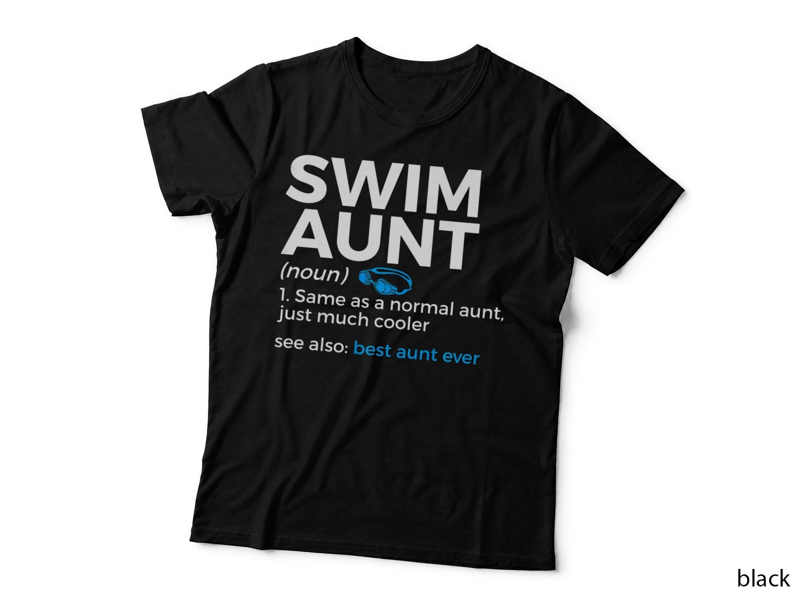 Funny Swim Aunt Definition Best Aunt Ever Swimming, Funny T-Shirt