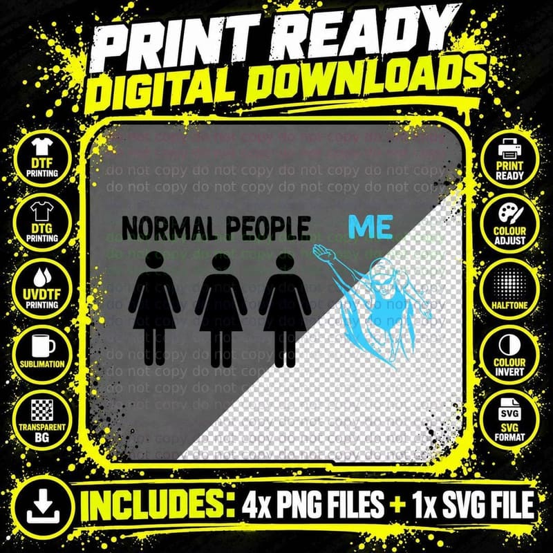 Funny Swimming Normel Pepole Swimming Life Swim Women Png SVG Digital Bundle