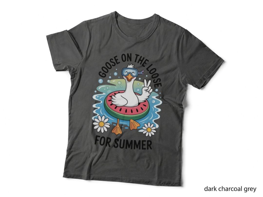 Goose on the Loose for Summer Funny Goose T-Shirt