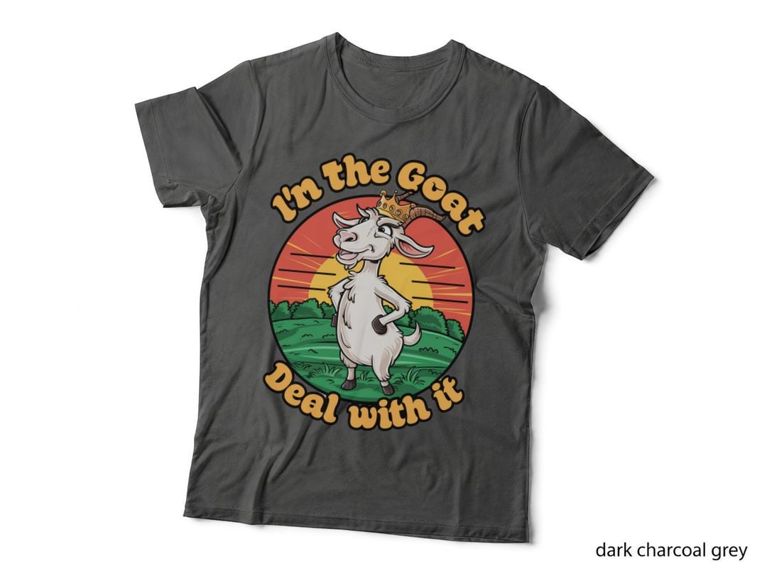 In the Goat Deal with It Sarcastic Animal T-Shirt