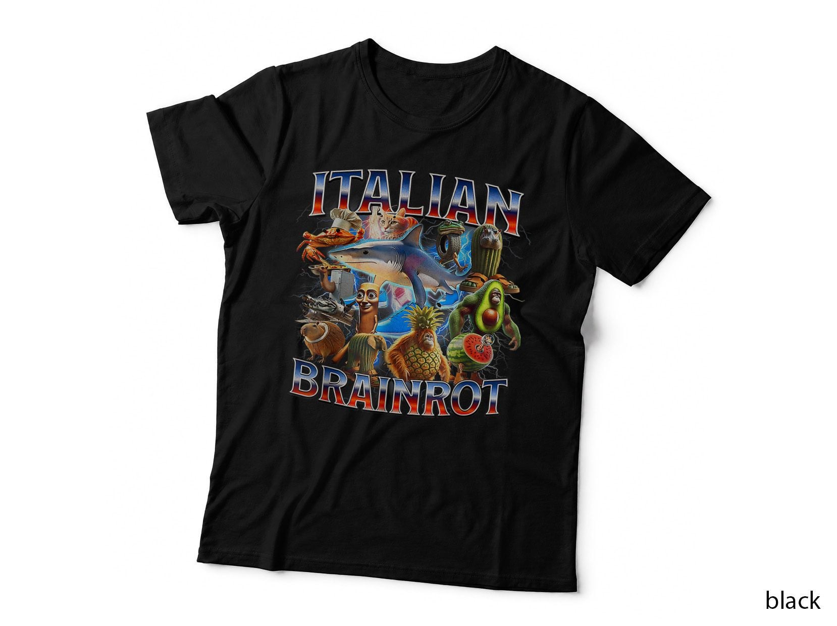 Italian Brainrot Shirt Boys Shirt Italian Brainrot Meme T-Shirt