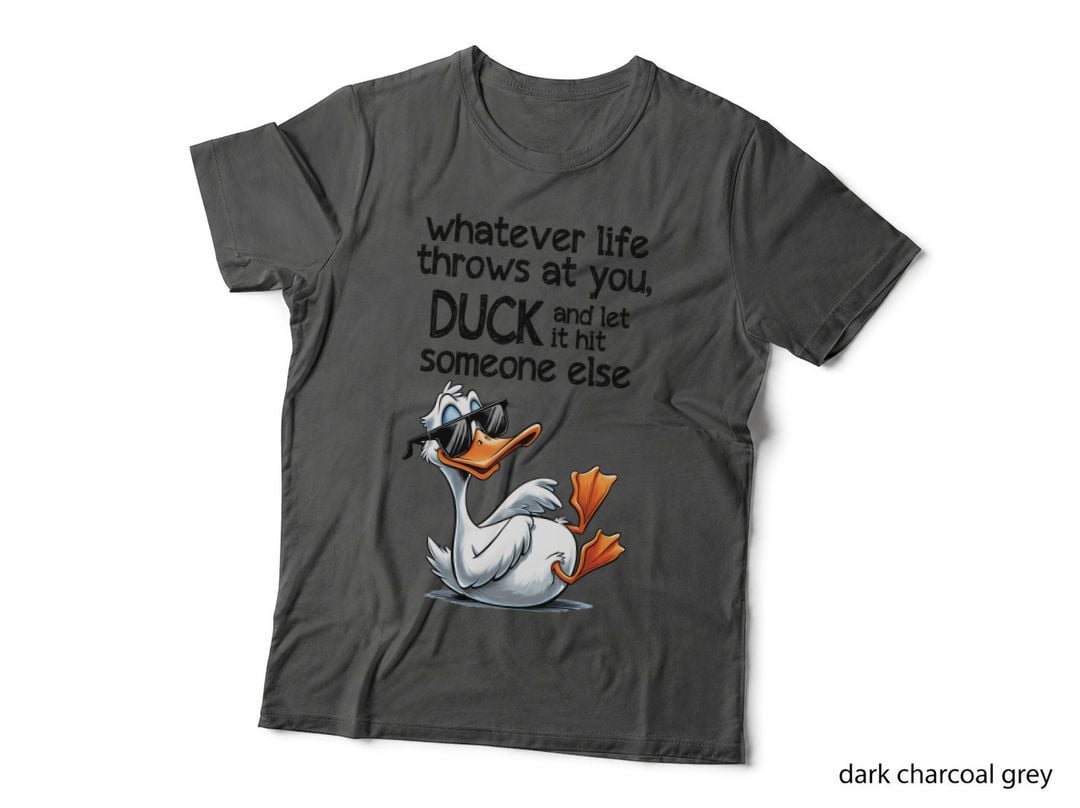 Lone Duck Business Suit T-Shirt, Funny Sarcastic Graphic Tee