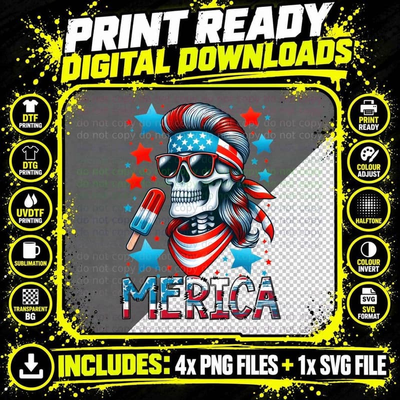 Merica T-Shirt, Funny Sarcastic Tee, Sarcastic Gift Shirt Png SVG Digital Bundle