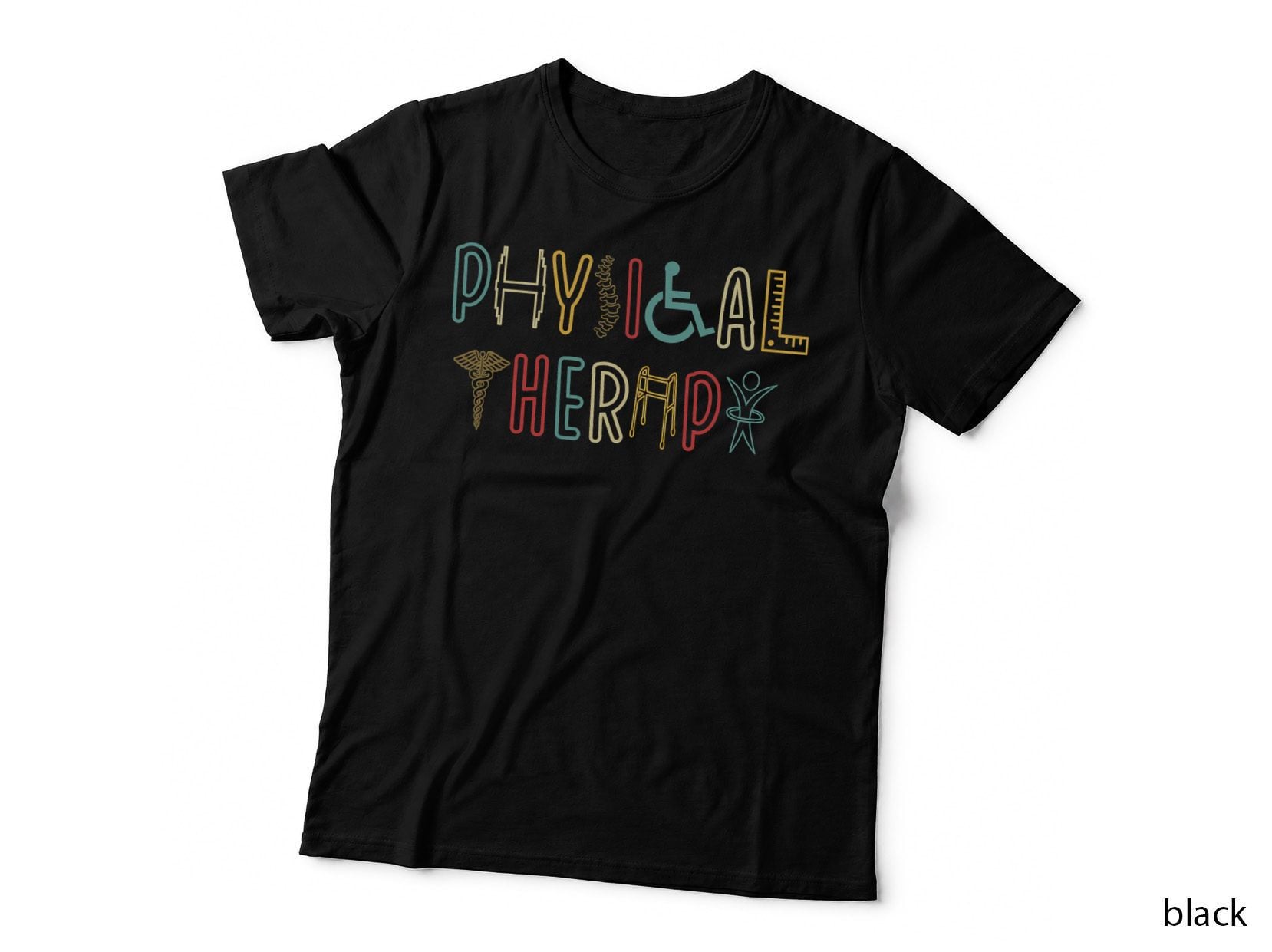 Retro Vintage Physical Therapy Funny Physical Therapist T-Shirt