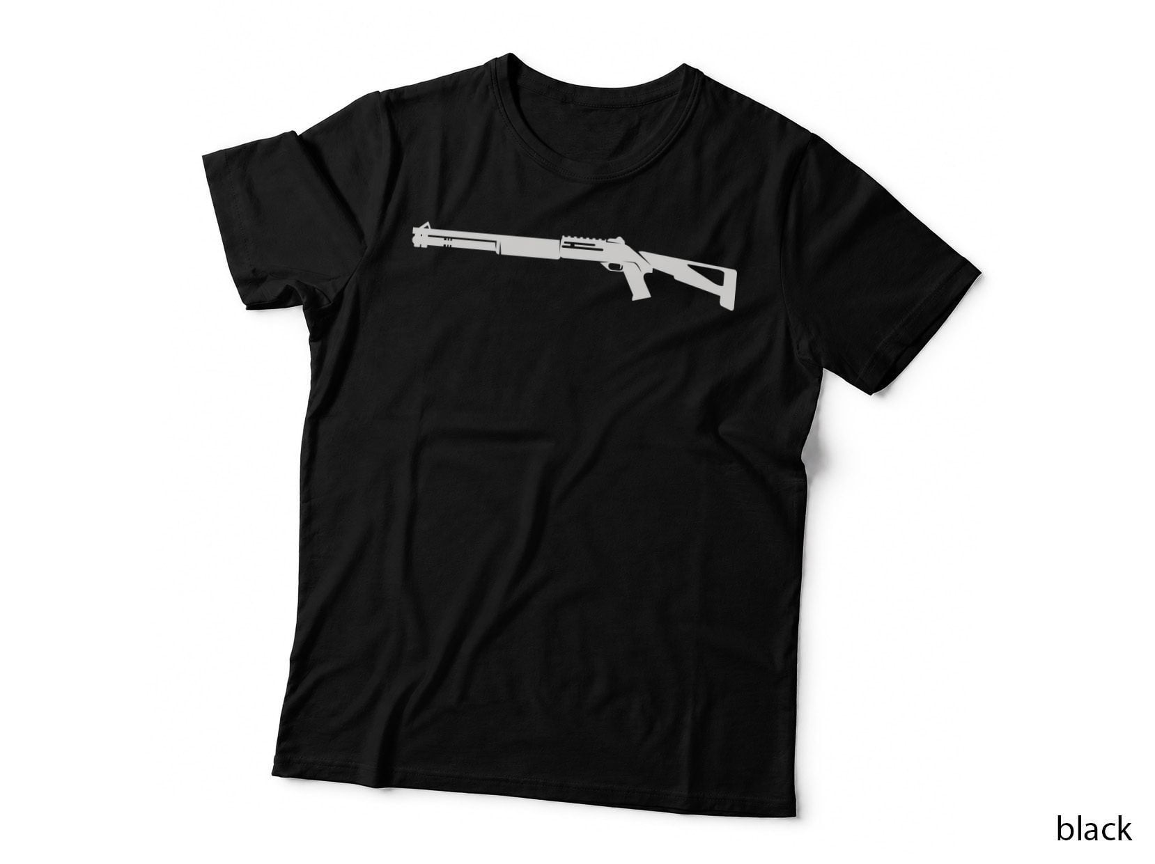 Shotgun Silhouette T-Shirt, Trendy Graphic Tee, Funny Saying Shirt