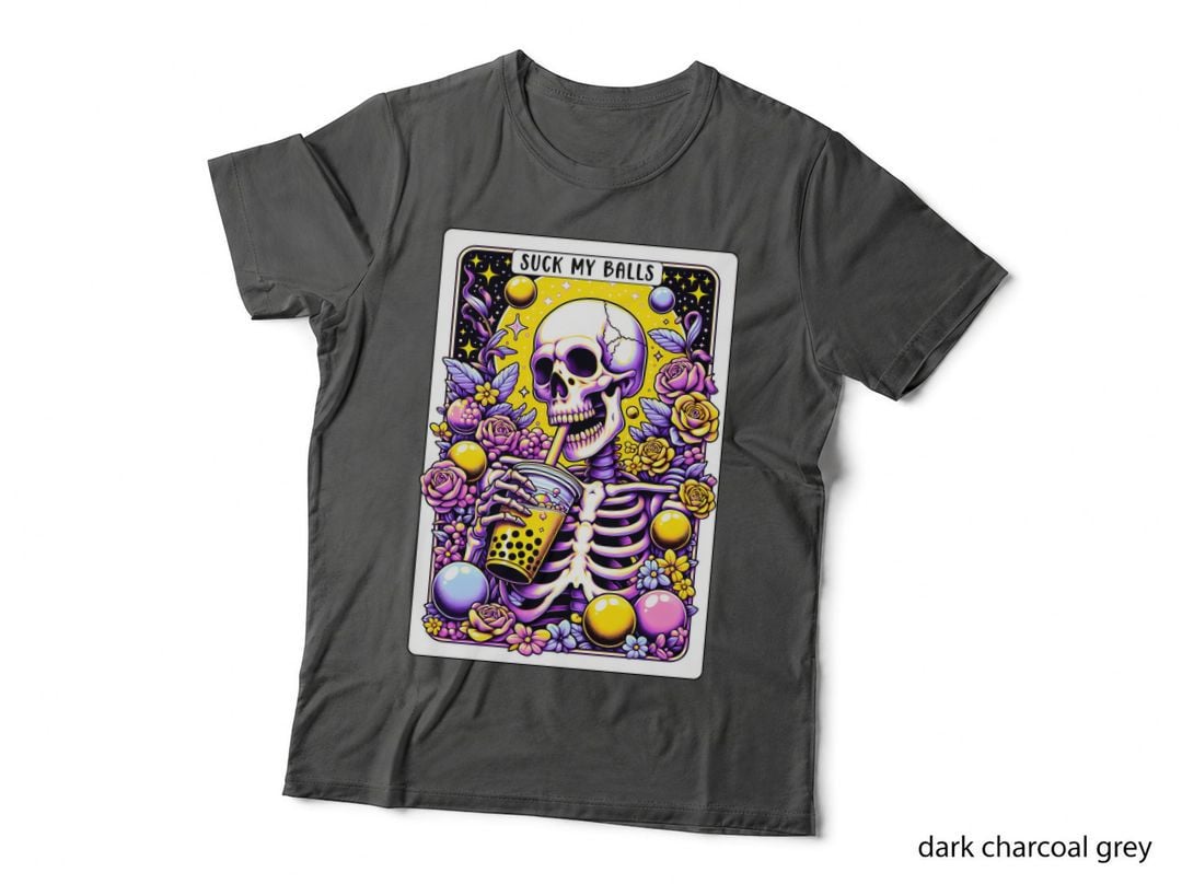 Suck My Balls T-Shirt, Funny Tarot Card Tee, Mystic Meme Shirt