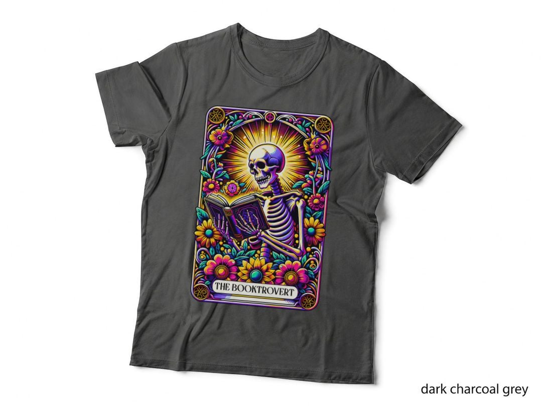 The Booktrover T-Shirt, Funny Tarot Card Tee, Witchy Humor Shirt
