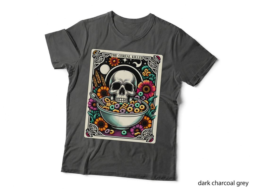 The Cereal Killer T-Shirt, Funny Tarot Card Tee, Funny Zodiac Shirt