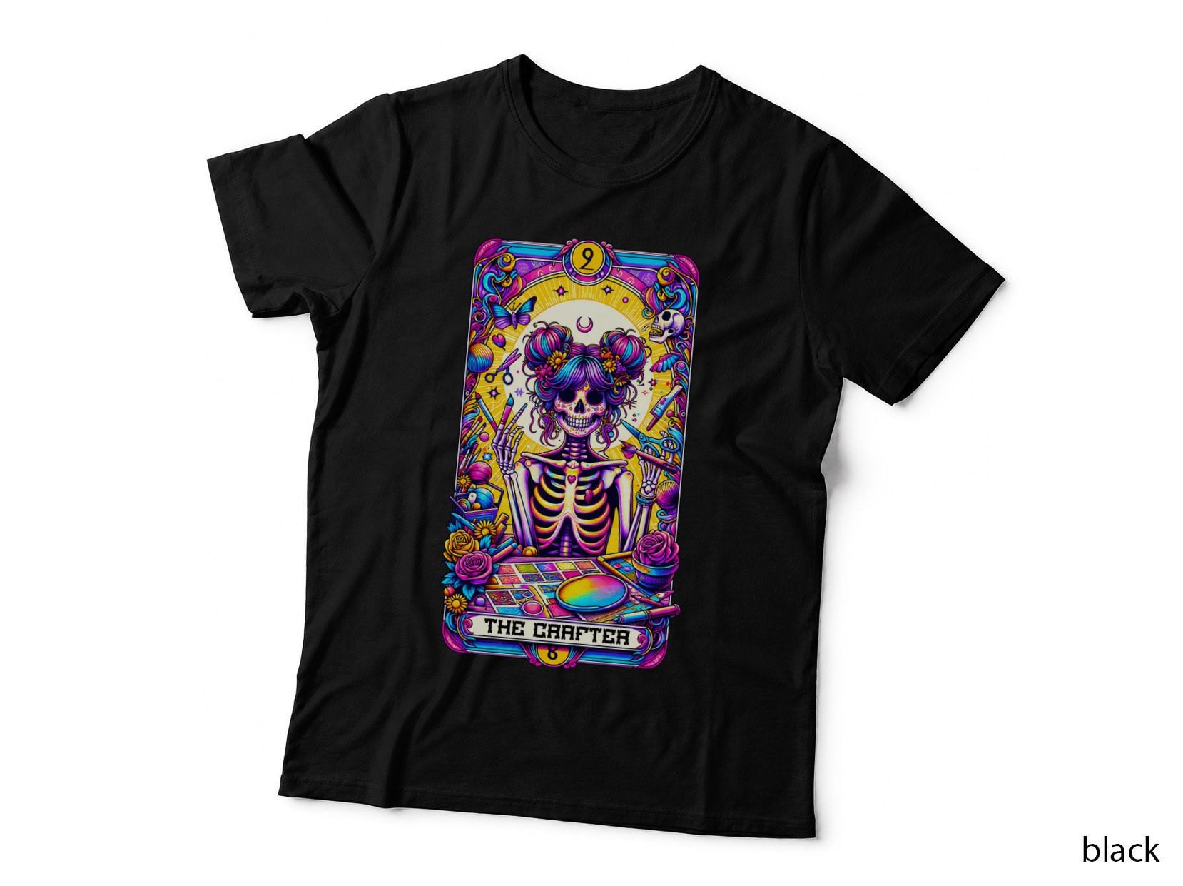 The Crafter T-Shirt, Funny Tarot Card Tee, Mystic Meme Shirt