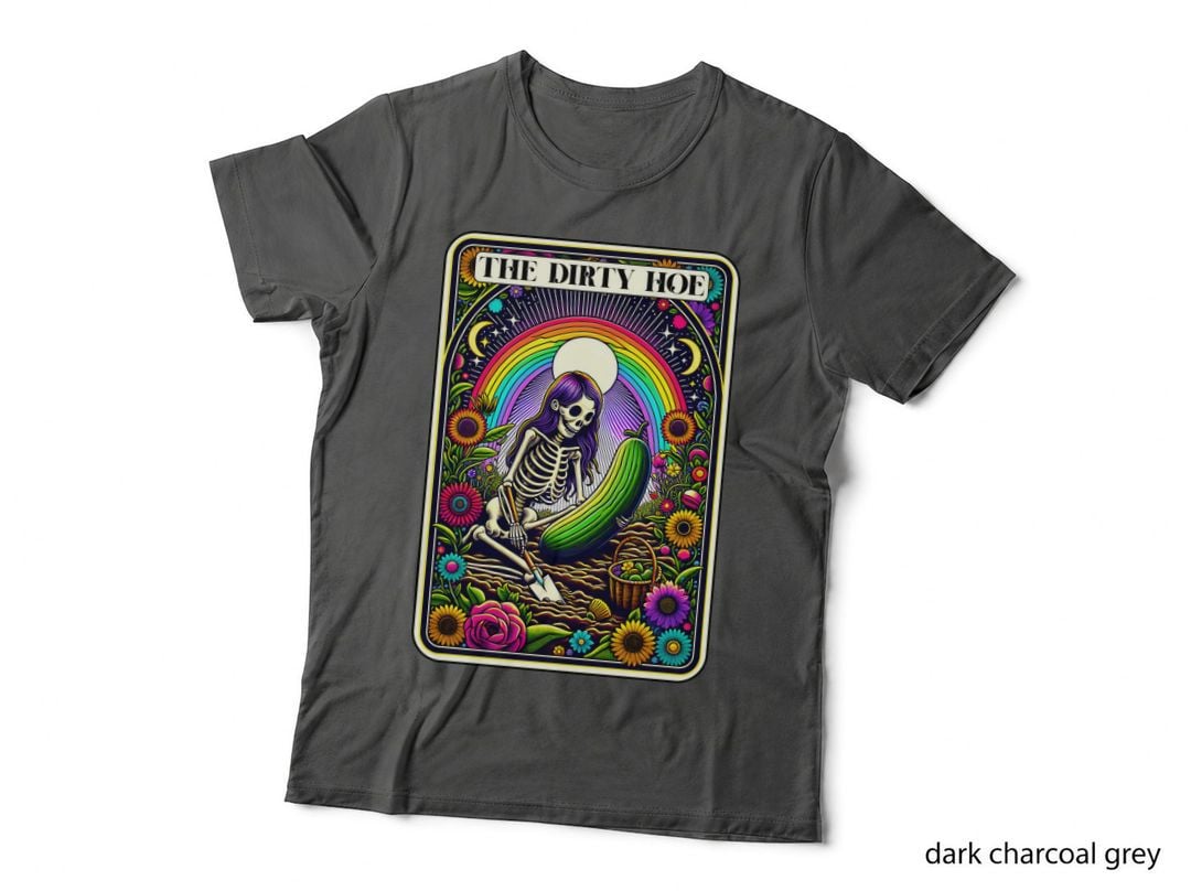 The Dirty Hoe T-Shirt, Funny Tarot Card Tee, Witchy Humor Shirt