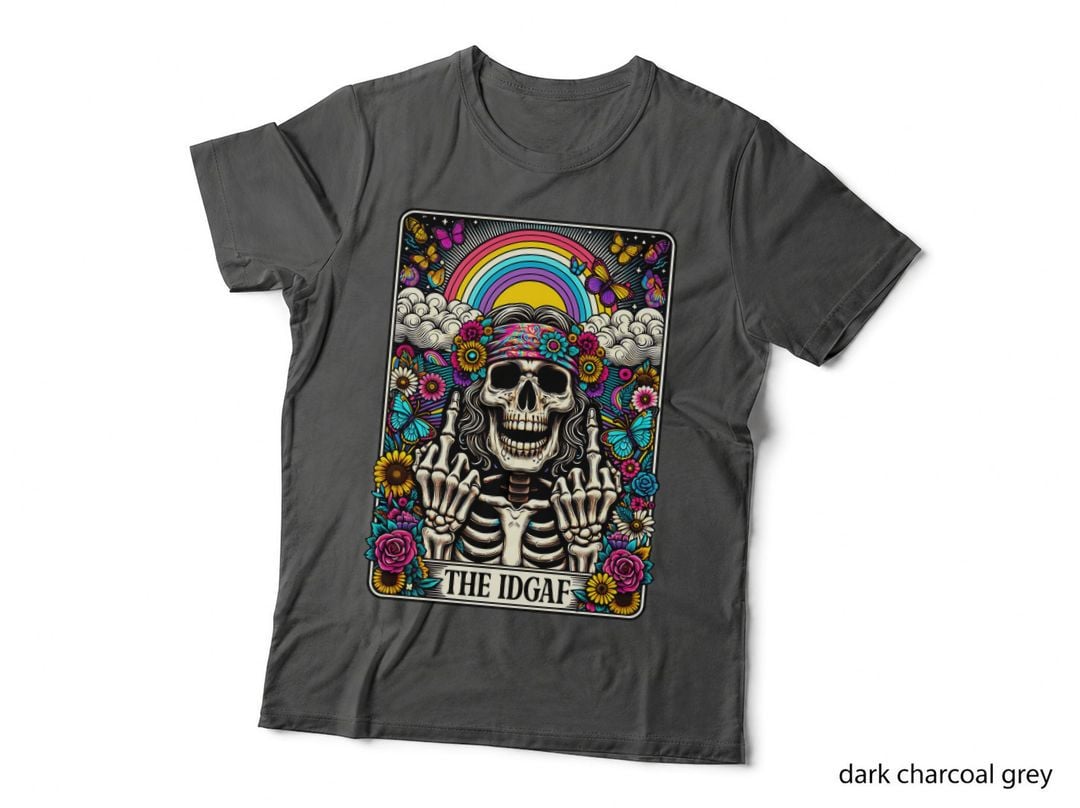 The IDGAF T-Shirt, Funny Tarot Card Tee, Witchy Humor Shirt