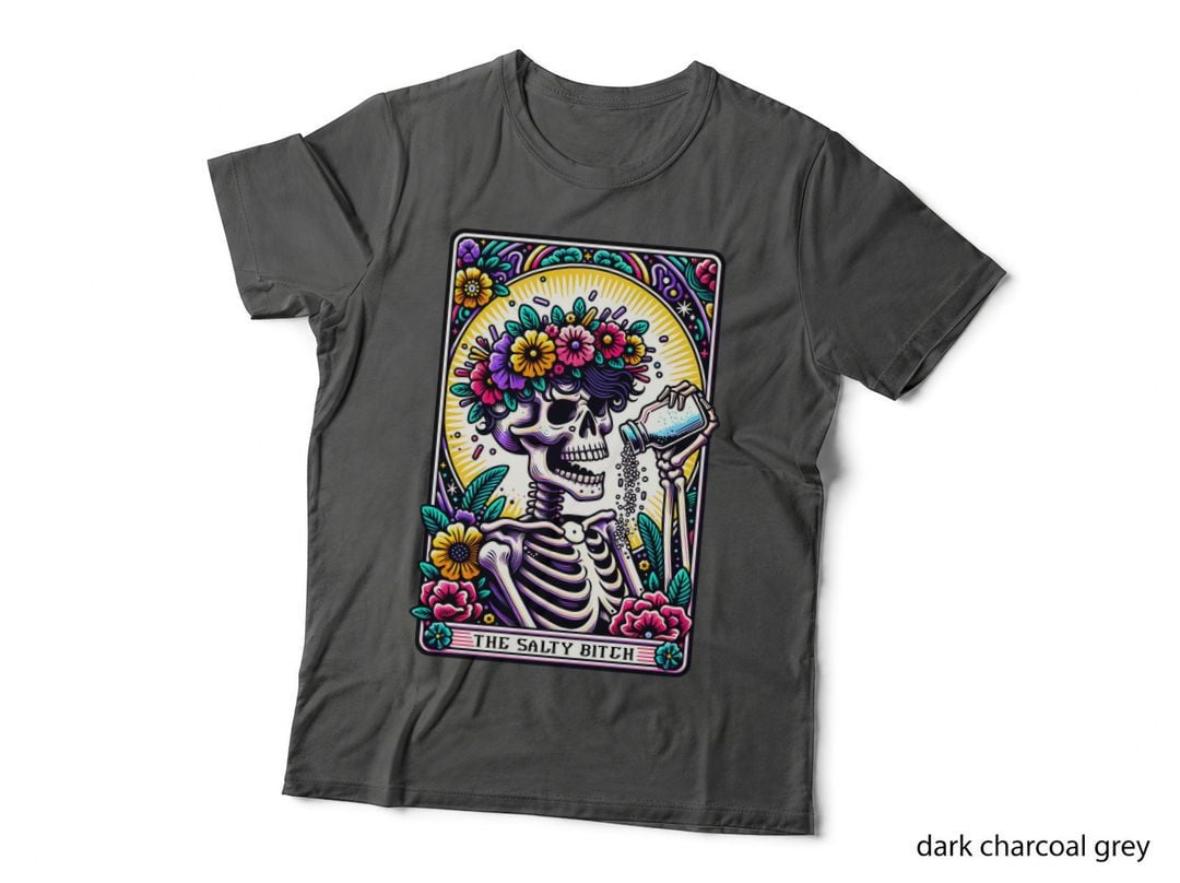 The Salty Bitch T-Shirt, Funny Tarot Card Tee, Witchy Humor Shirt