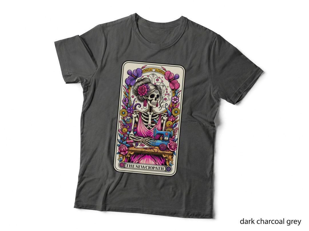 The Sewciopath T-Shirt, Funny Tarot Card Tee, Mystic Meme Shirt