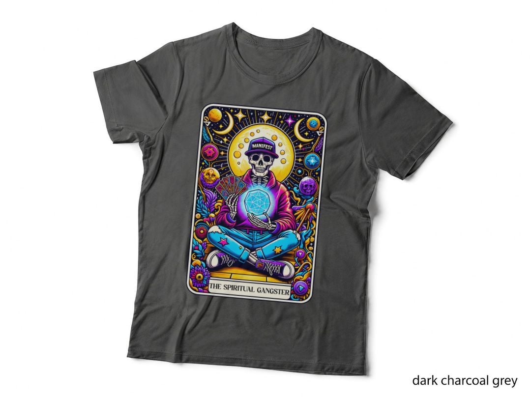 The Spiritual Gangster Design T-Shirt, Funny Tarot Card Tee