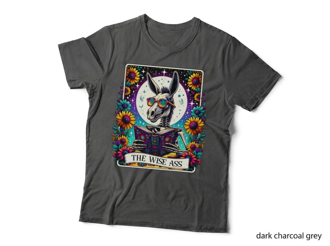 The Wise Ass T-Shirt, Funny Tarot Card Tee, Funny Zodiac Shirt