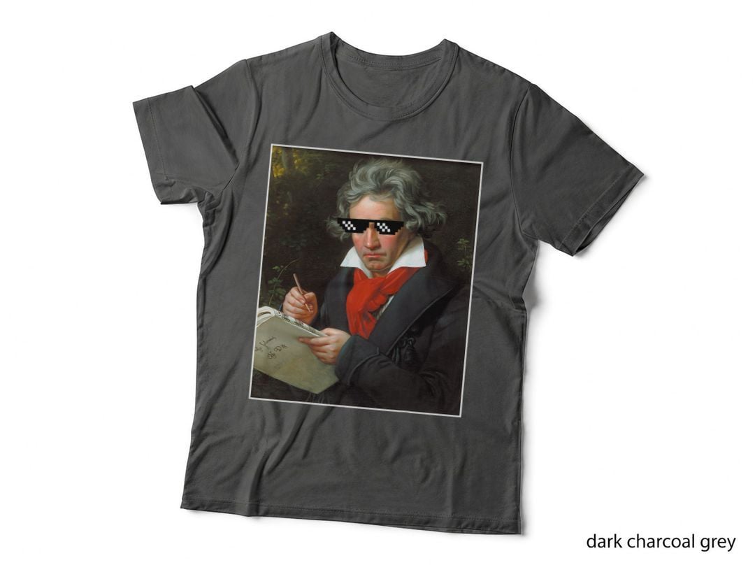 Beethoven Music Funny Sunglasses Meme, Classical Composer Gift T-Shirt