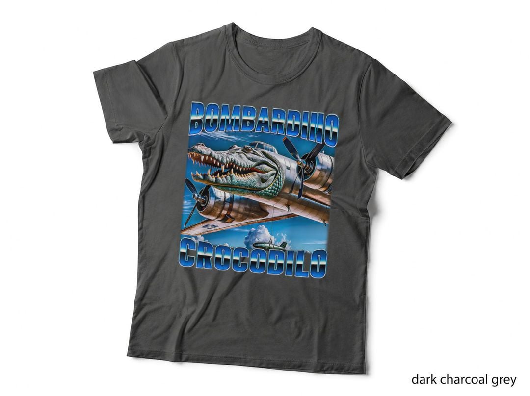 Bombardino Crocodilo, Italian Brainrot Meme Crocodile T-Shirt