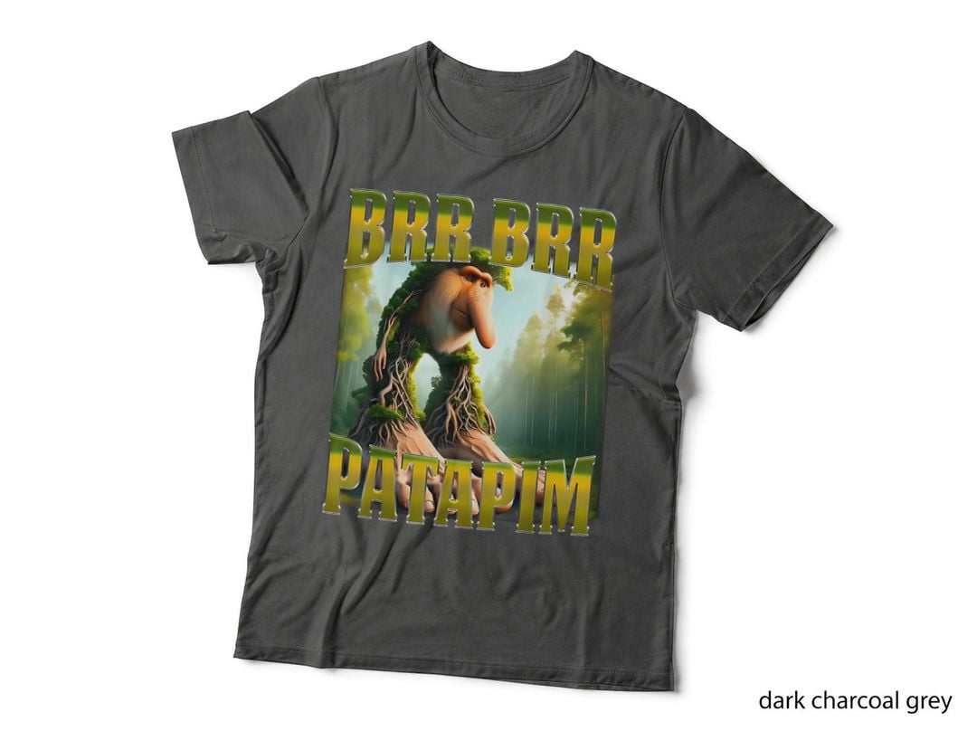 Brr Patapim Funny Italian Brainrot Meme Graphic, Italian Humor T-Shirt