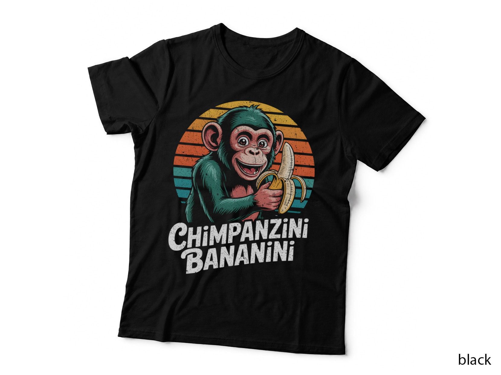 Chimpanzini Bananini Italian Brainrot T-Shirt, Banana Chimp Hybrid Meme Tee