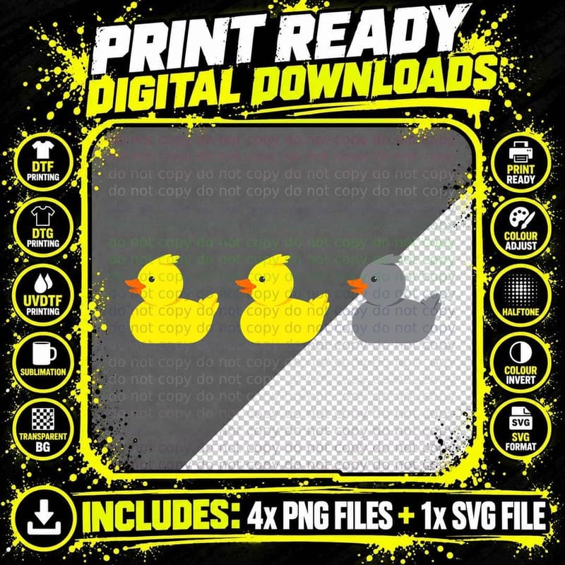 Duck Grey Duck Funny Minnesota T-Shirt Png SVG Digital Bundle