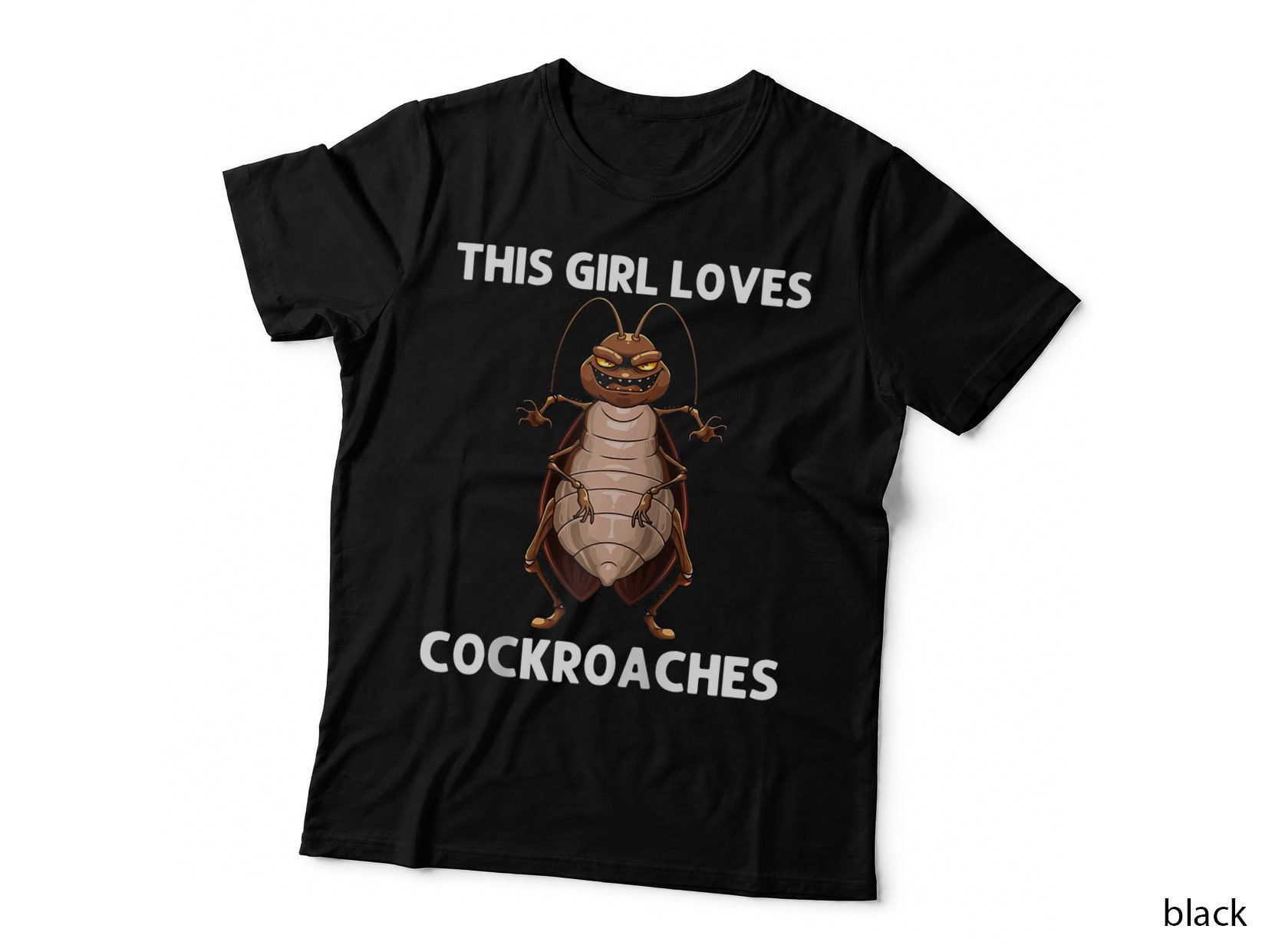 Funny Cockroach for Girls Kid Entomology Pest Control Insect T-Shirt