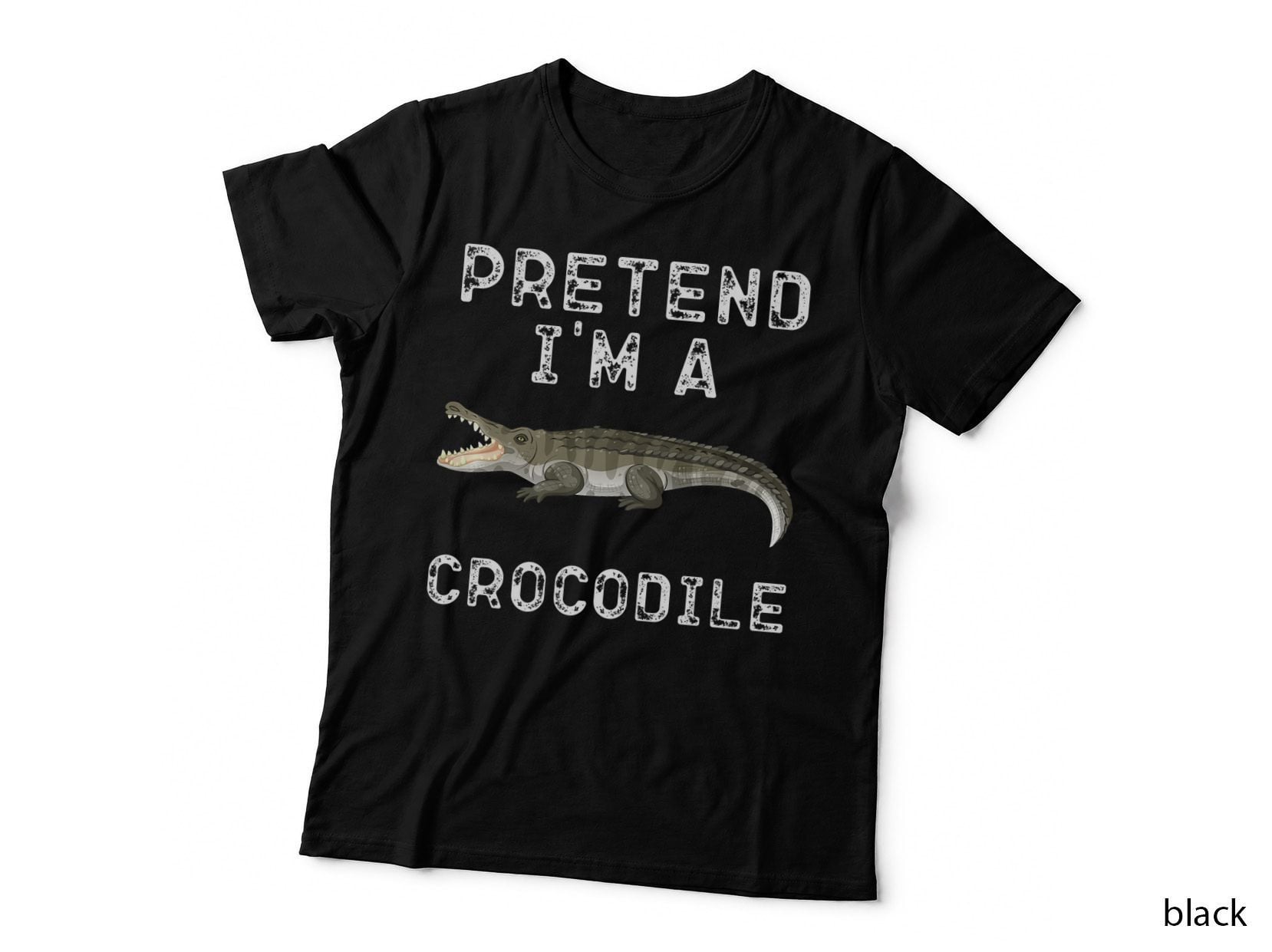 Funny Crocodile Art for Men Women Kids Reptile Crocodile T-Shirt