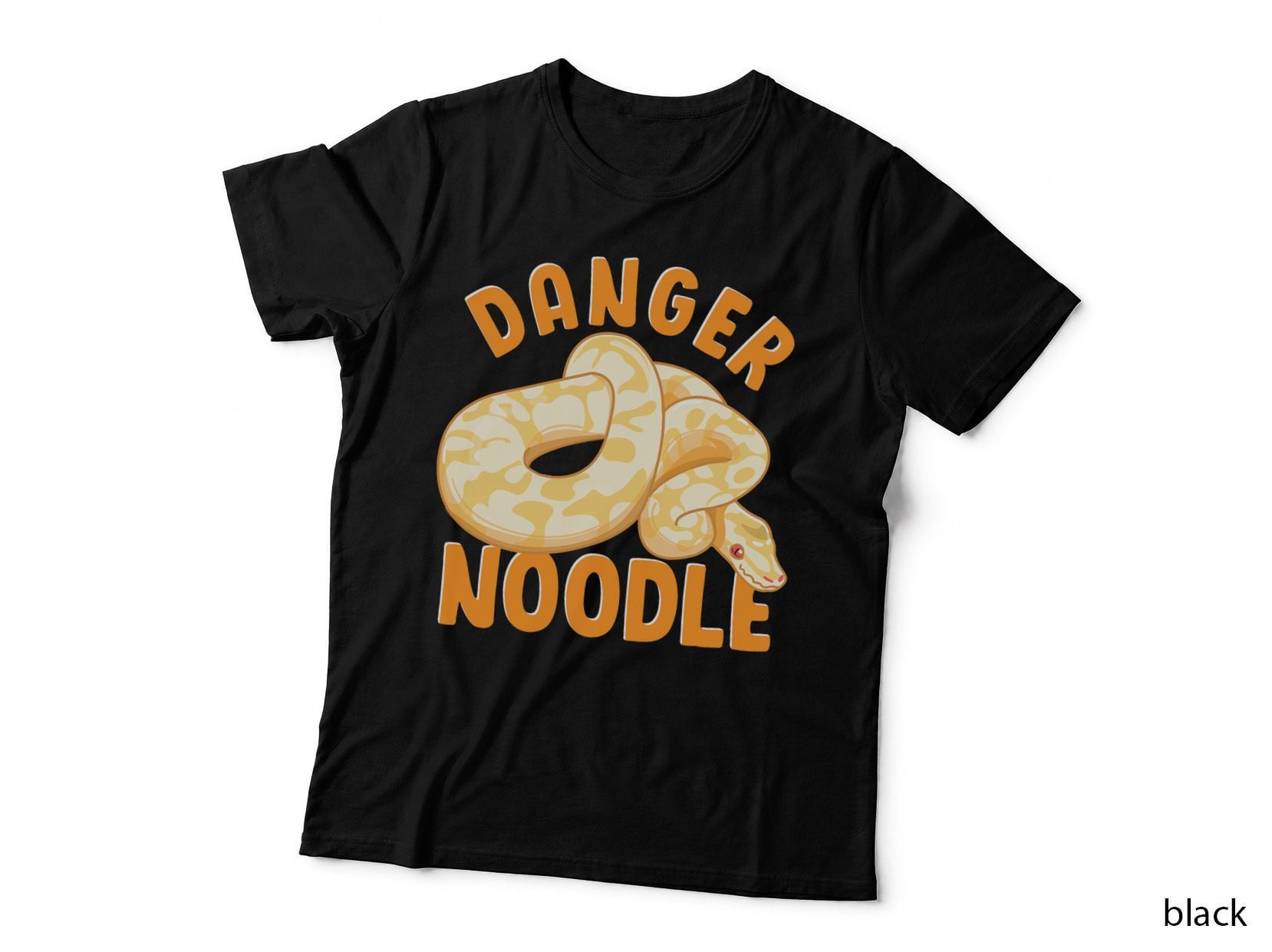 Funny Danger Noodle Snake Boys Snakes Meme Snek Ball Python T-Shirt