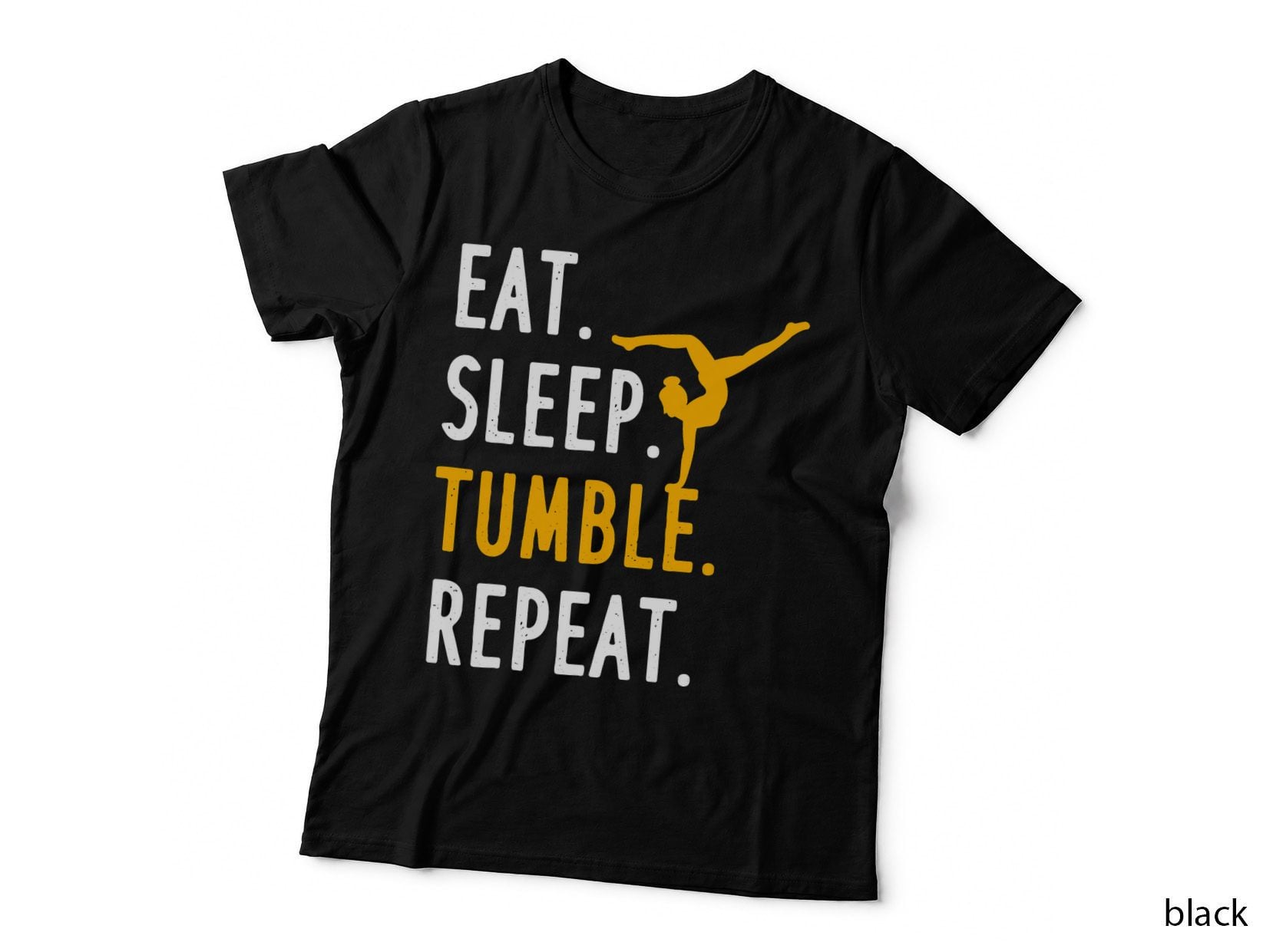Funny Gymnastics Art for Girls Women Gymnast Tumbling Lover T-Shirt