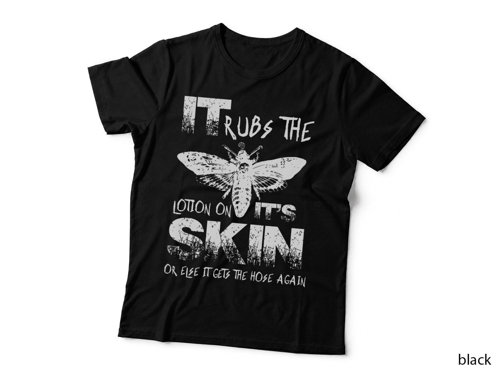 Funny It Rubs the Lotion on Its Skin Vintage Insect Lover T-Shirt