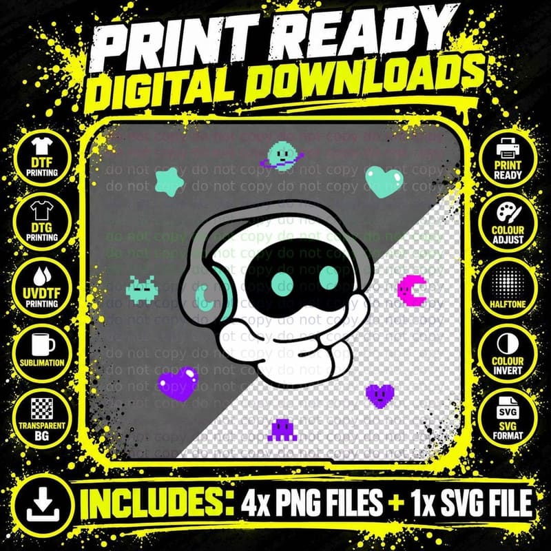Funny Jin the Astronaut Wootteo K-Pop T-Shirt Png SVG Digital Bundle