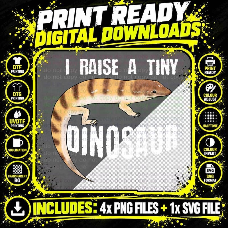Funny Pet Sandfish Skink Common Lizard Reptile Keeper Png SVG Digital Bundle