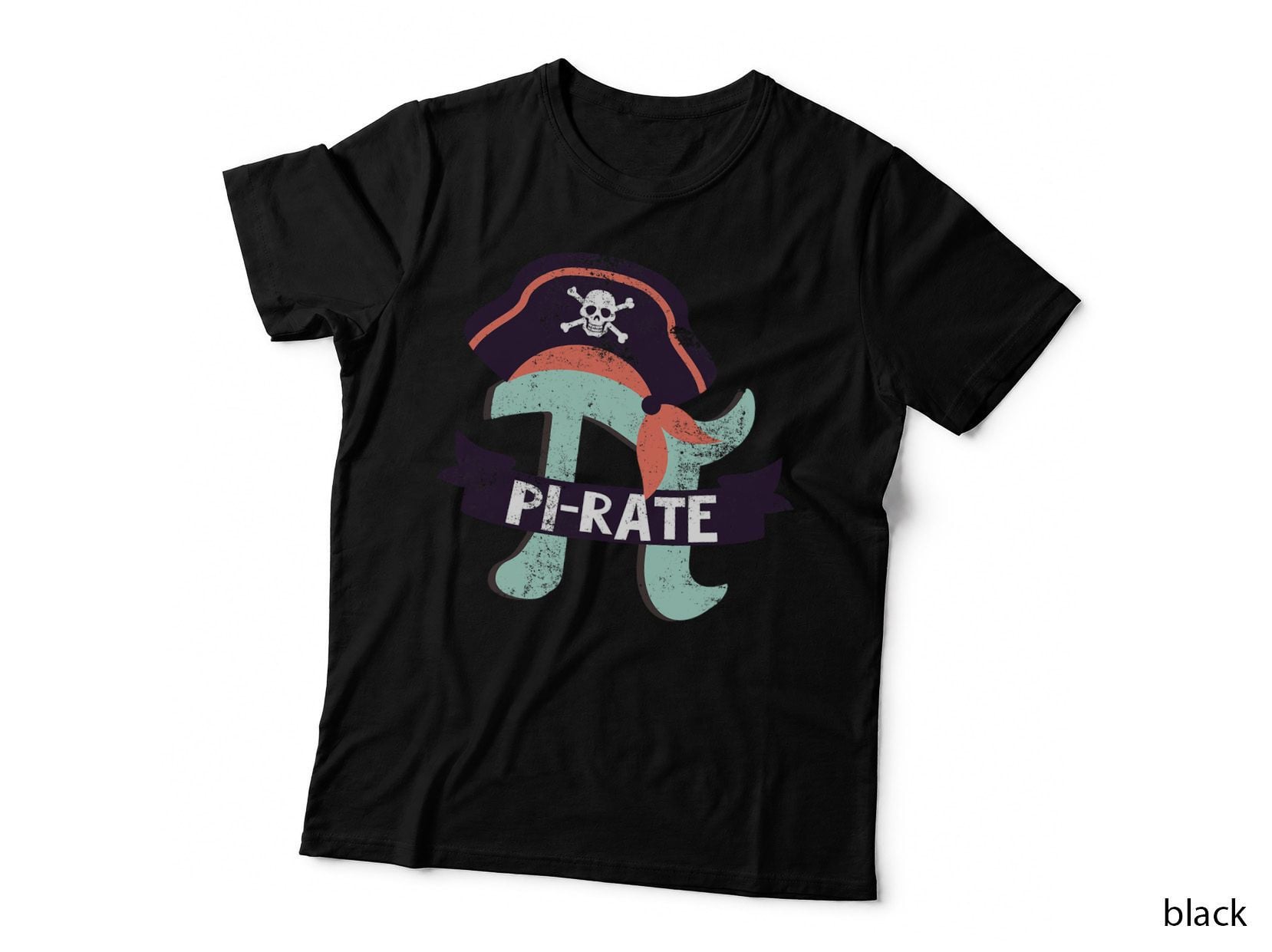 Funny Pi-Rate - Happy Pi Day Math Geek Pirate Lover, Men, Nerds, Geeks T-Shirt