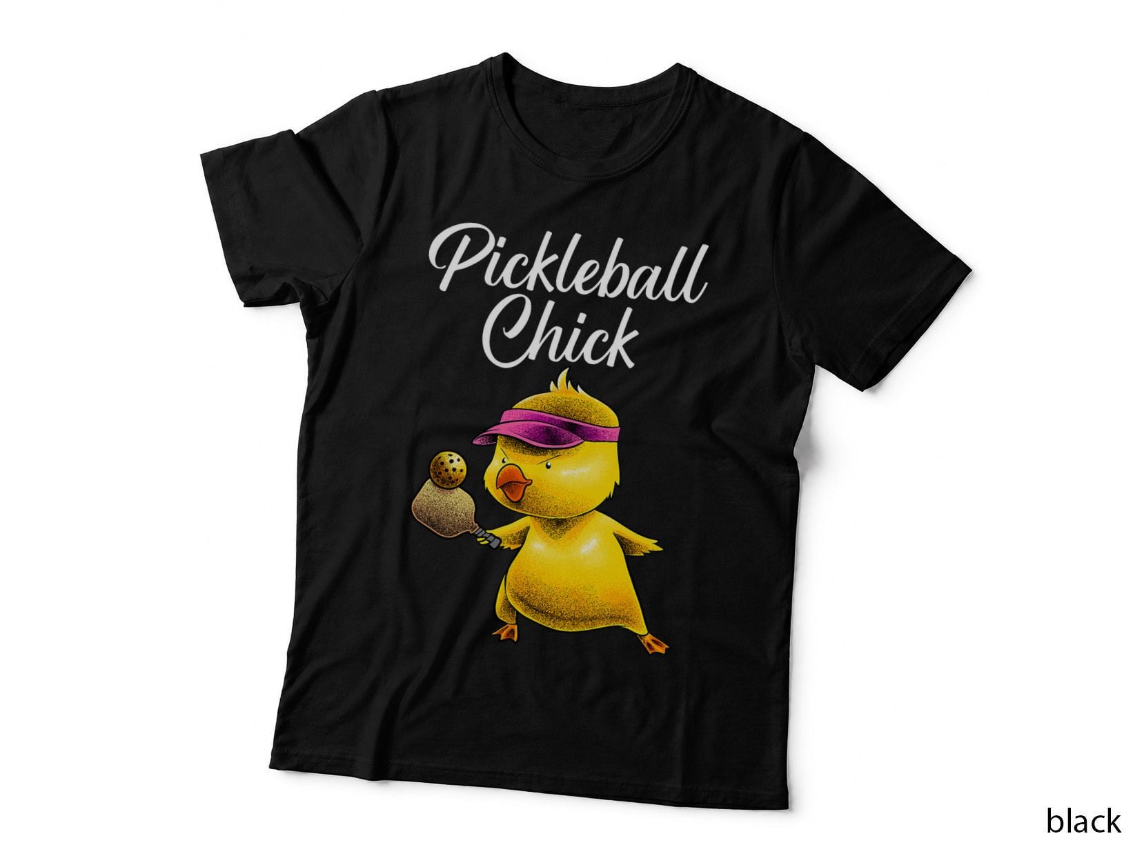 Funny Pickleball Art for Women Girl Paddle Sport Chick Lover T-Shirt