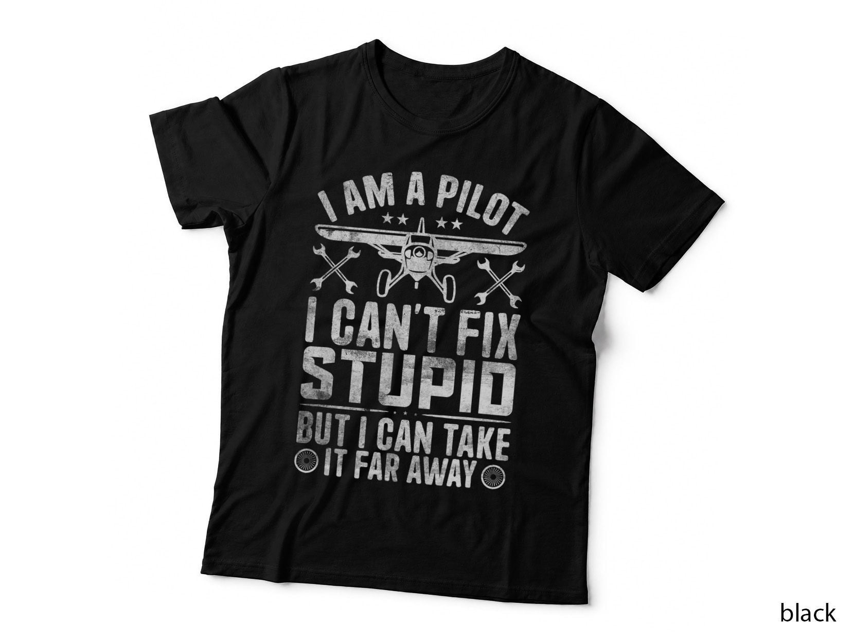 Funny Pilot Art for Men Women Aircraft Themed Airplane Pilot T-Shirt