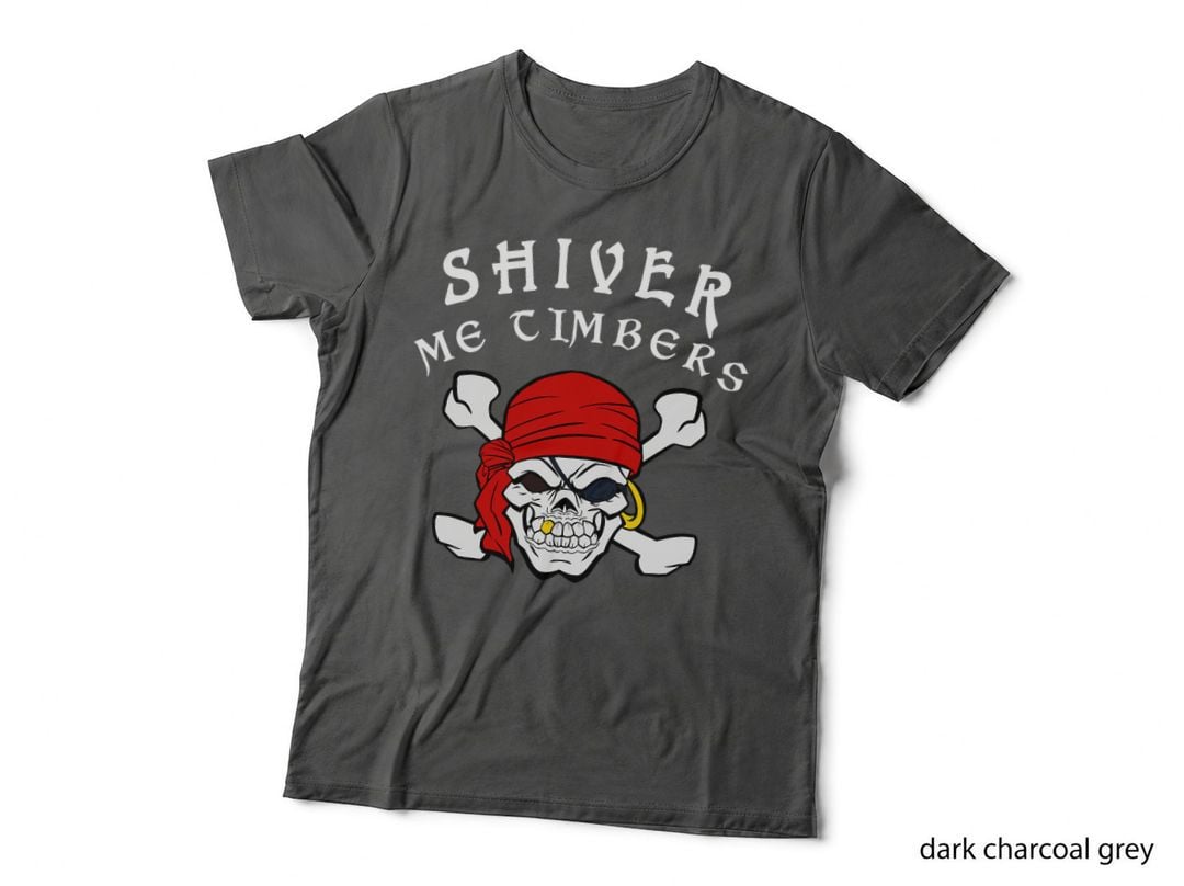 Funny Pirate Party Tshirt, Shiver Me Timbers, Pirate Costume