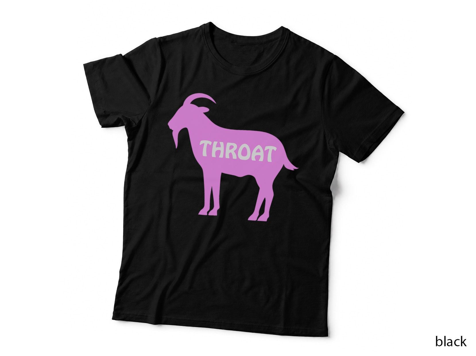 Funny Throat Goat - Adult Humor Costume T-Shirt