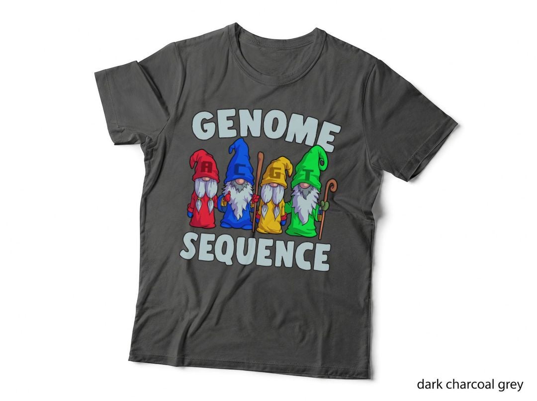 Genome Sequence Funny Gnome Biology Physics Science Pun T-Shirt