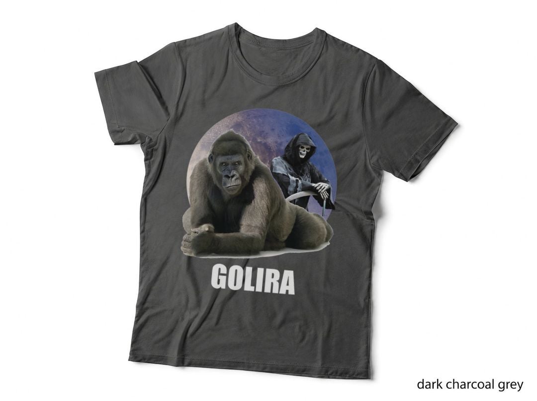 Ironic Gorilla Cringe Weird Silly Odd Sarcastic Dumb Meme T-Shirt