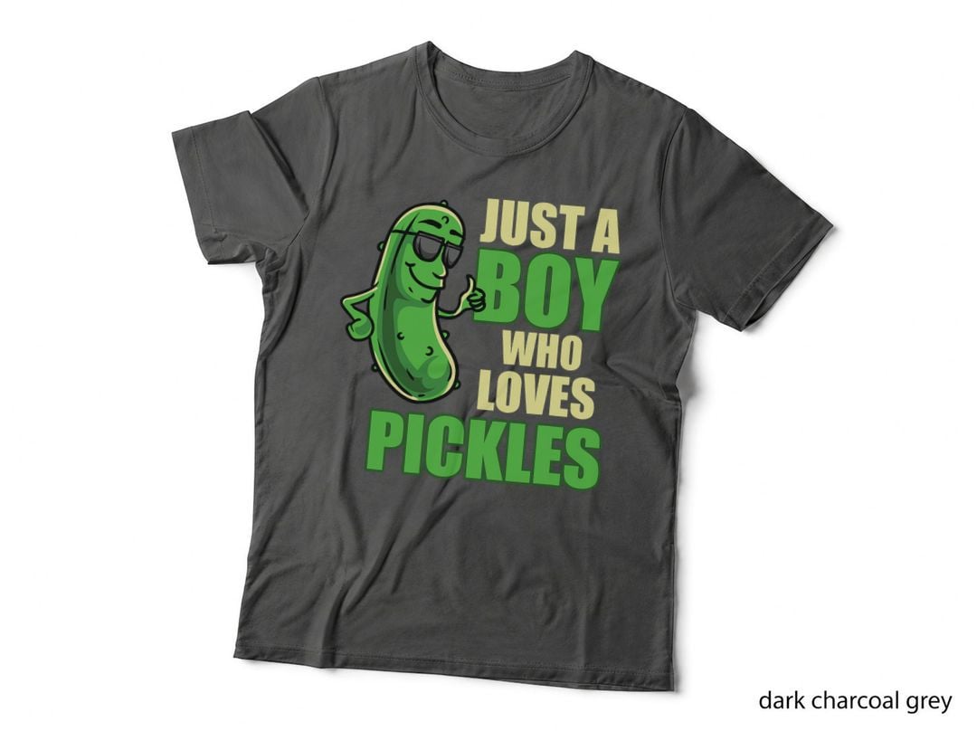 Just a Boy Who Loves Pickles Funny Pickle Boy, Pickle Lover Gift T-Shirt