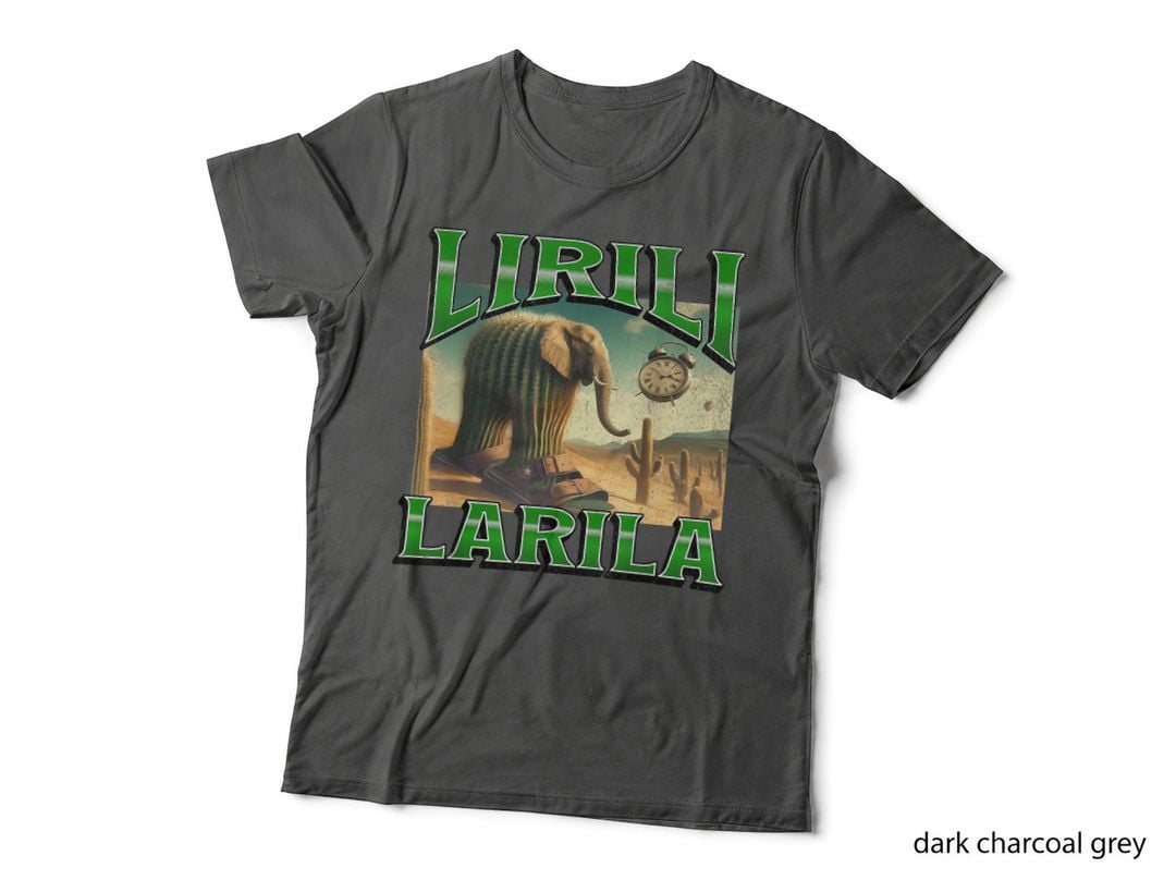 Lirili Larila Funny Italian Brainrot Meme Graphic T-Shirt