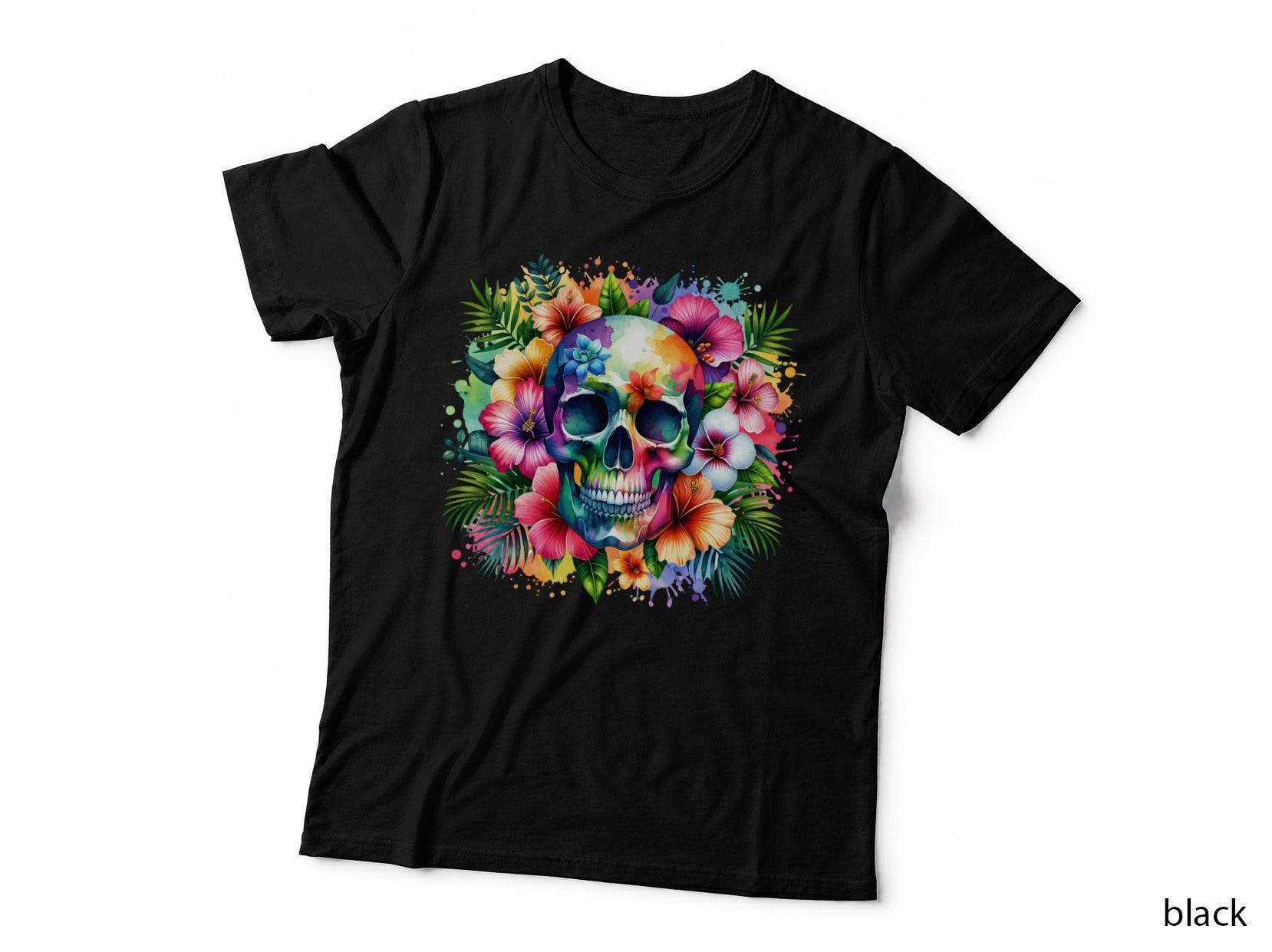Skull Tropical, Retro Vintage, Funny Aesthetic, Cozy, Gift T-Shirt