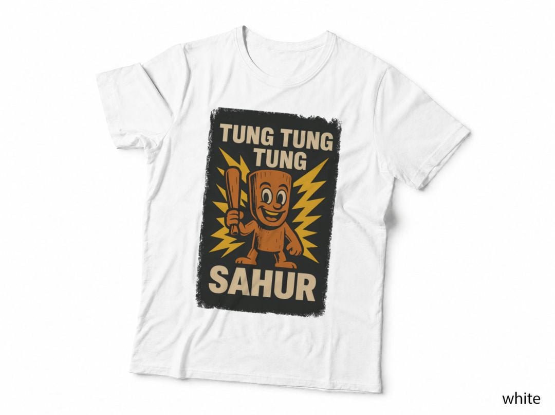 Tung Sahur Italian Brainrot T-Shirt, Funny Wooden Sahur Meme Tee