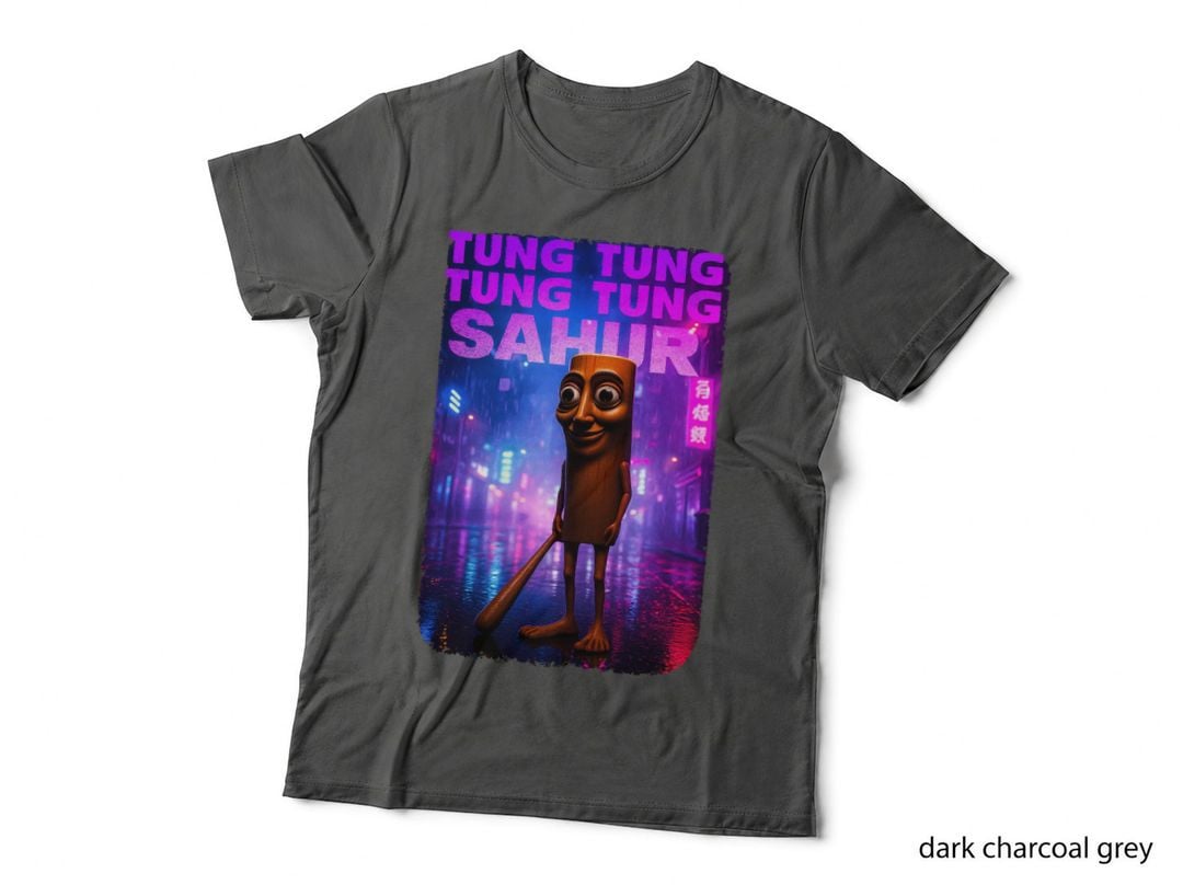 Tung Sahur Italian Brainrot T-Shirt, Wooden Figure Bat Meme Tee
