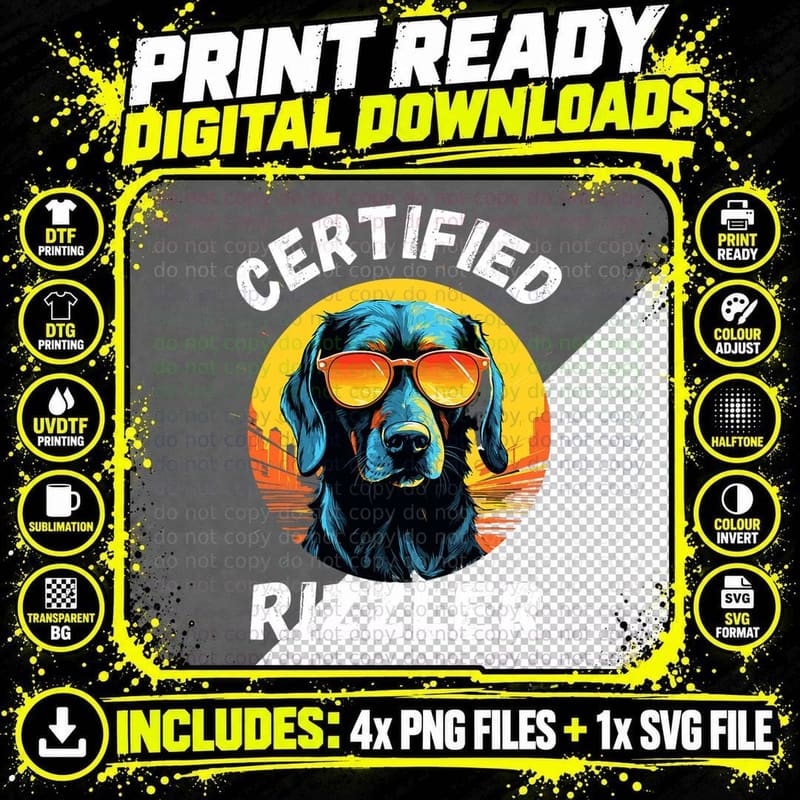 Certified Rizzler, Funny Meme, Memes, W Rizz T-Shirt Png SVG Digital Bundle